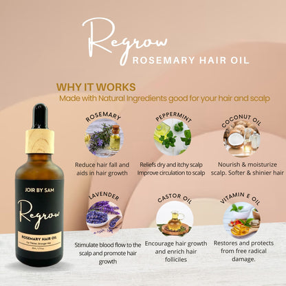 Regrow Rosemary Hair Oil