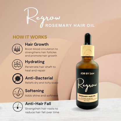 Regrow Rosemary Hair Oil